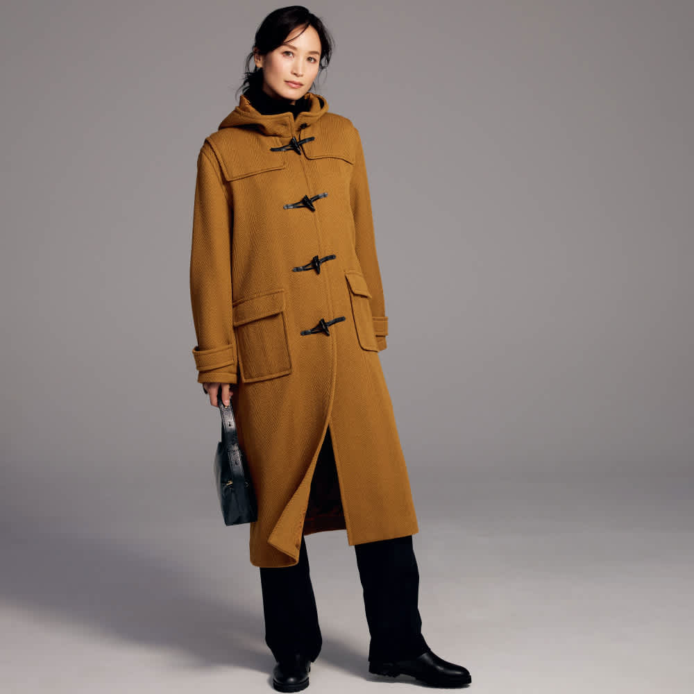 イタリア素材 ヘリンボーン ダッフルコート 通販 - ディノス