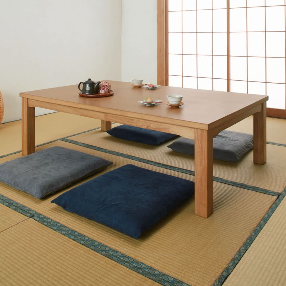 天然木ダイニングこたつテーブル 105×80cm【長方形】 通販 - ディノス