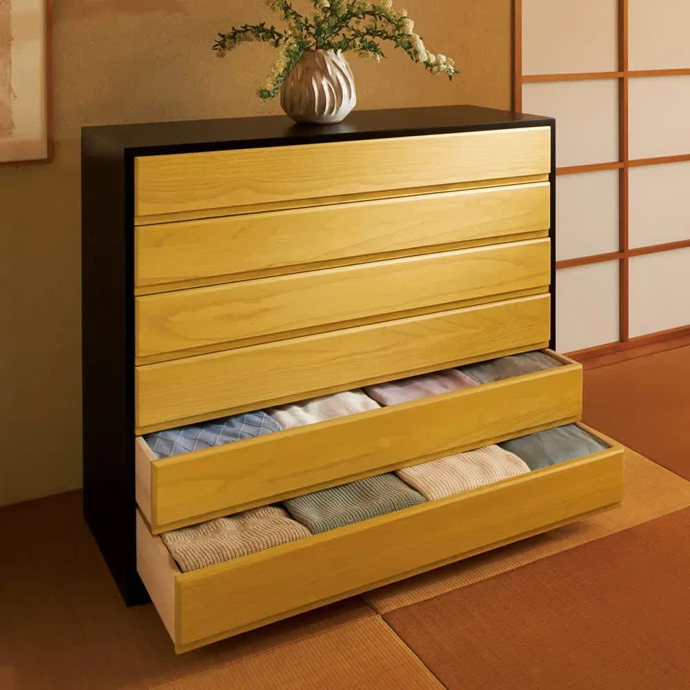 和モダン桐箪笥 着物収納3段 通販 - ディノス