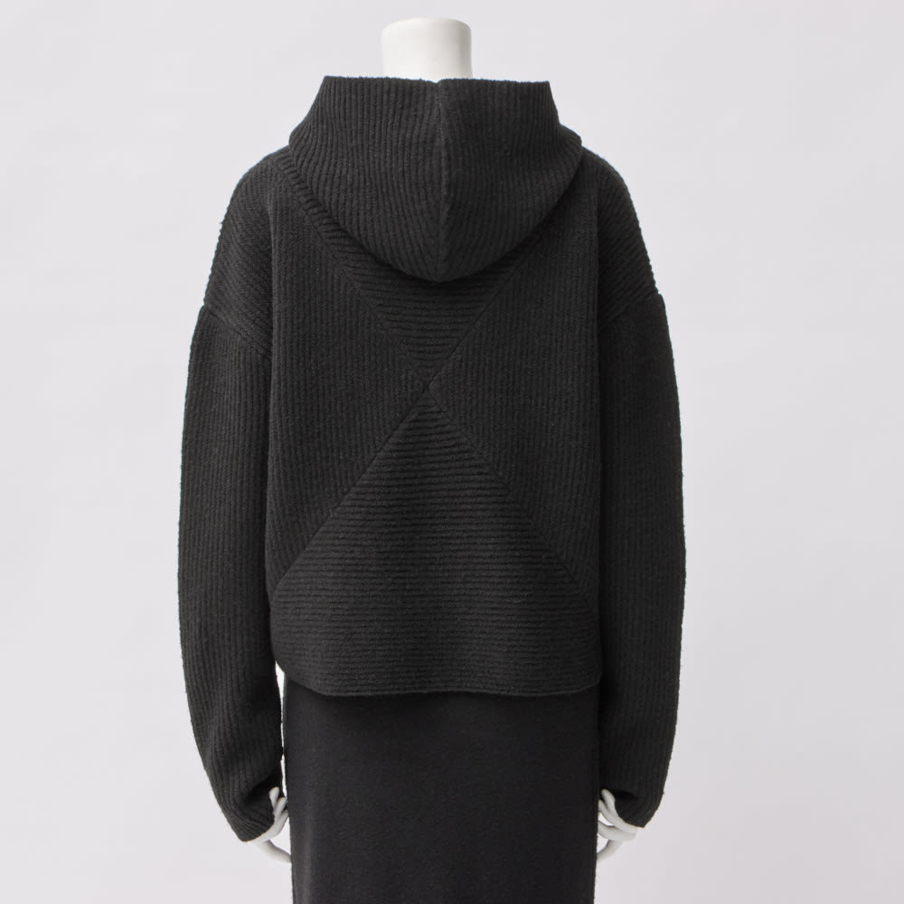 フード付き クロップドニットプルオーバー 通販 - ディノス