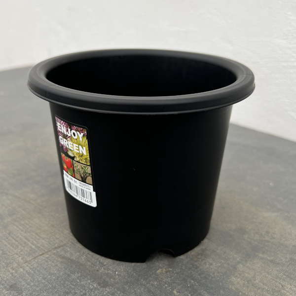 園芸ネット本店｜菊鉢4号（直径13.3cm）ブラック の通販【公式】