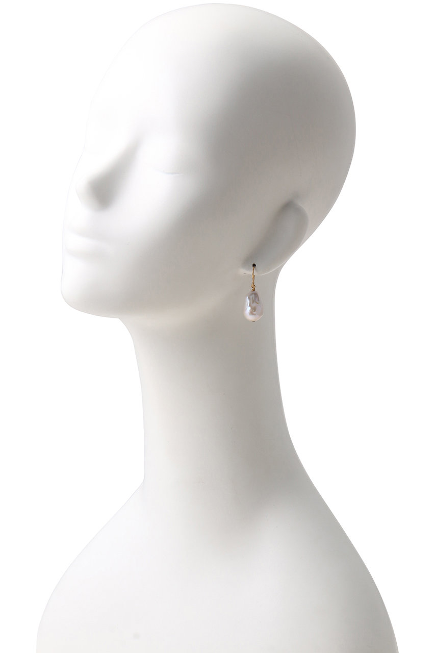 JIL SANDER(ジル サンダー)｜GRAINY バロックパール ピアス/ゴールド