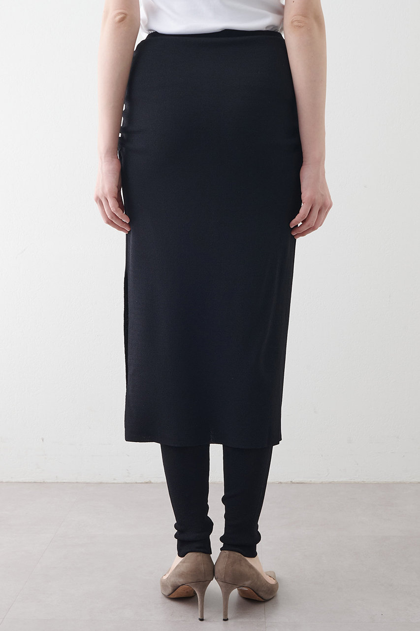 Whim Gazette(ウィム ガゼット)｜スカートレギンス/ブラック の通販