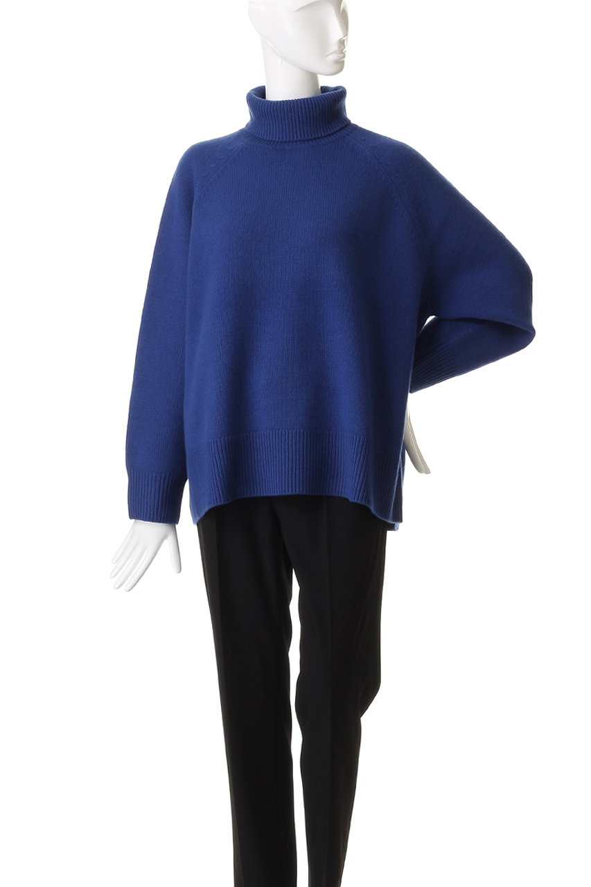 ebure(エブール)｜ウールカシミアミドルゲージ タートルネックニット