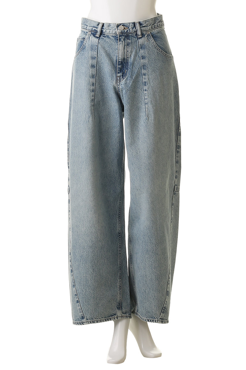 CLANE(クラネ)｜COCOON BULKY DENIM PANTS パンツ/BLUE の通販