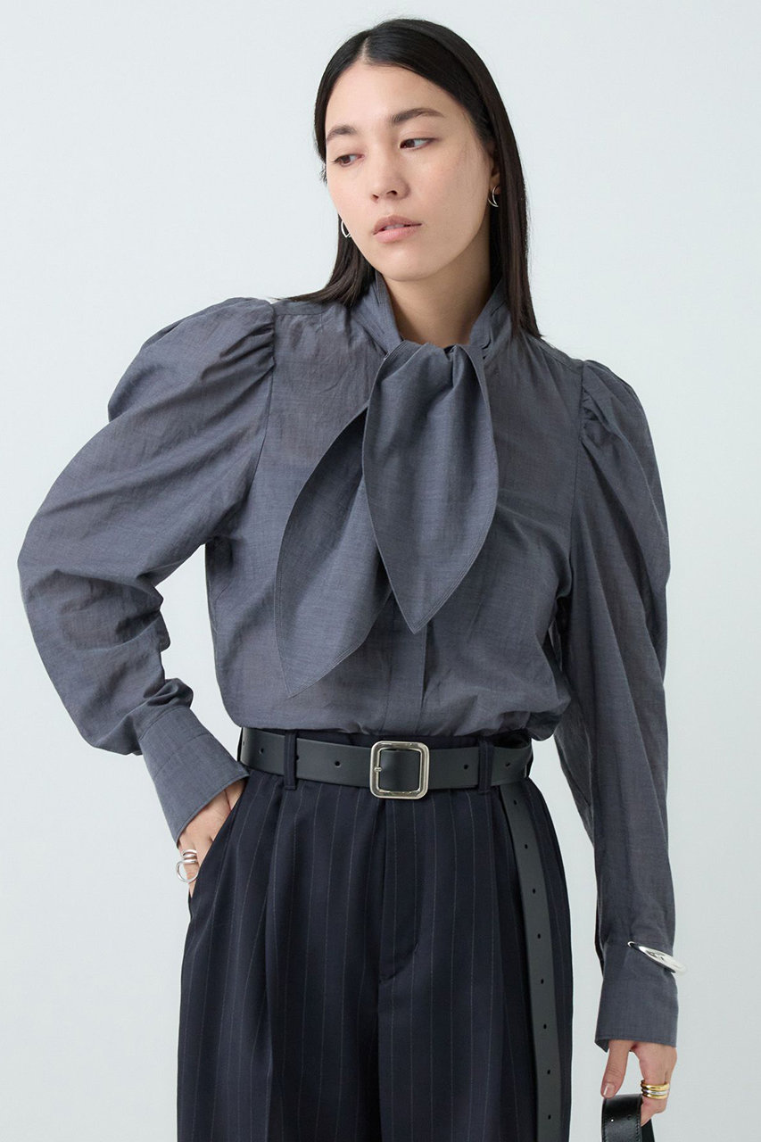 Chaos(カオス)｜ガールスカウトブラウス/チャコール の通販｜ELLESHOP