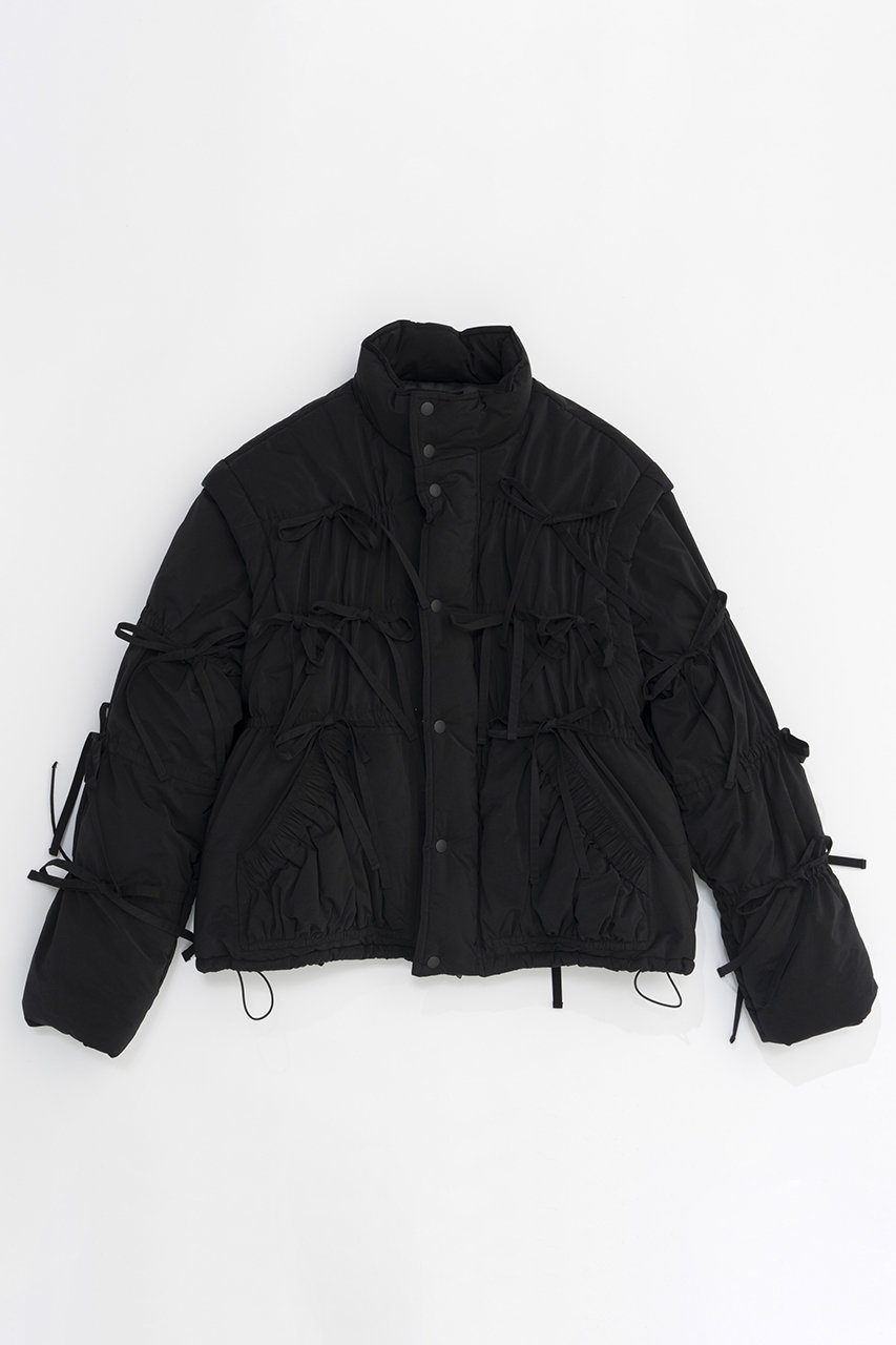 MAISON SPECIAL(メゾンスペシャル)｜2way Ribbon Puffer Jacket/2WAY
