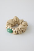 RIM.ARK(リムアーク)｜Natural stone scrunchie/シュシュ/ブラック の