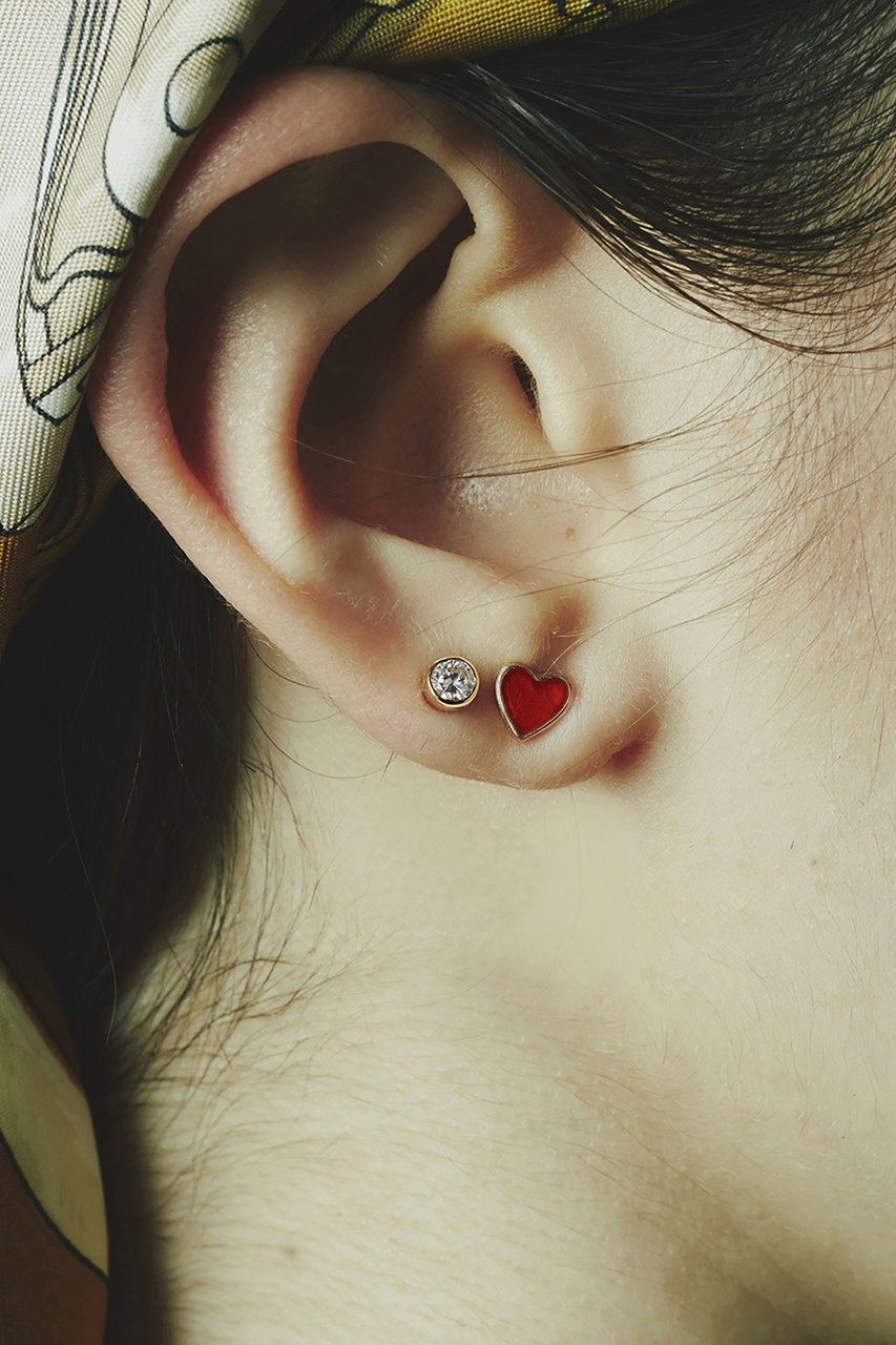 GIGI(ジジ)｜【受注生産】Amour ピアス/カーネリアン の通販｜ELLESHOP