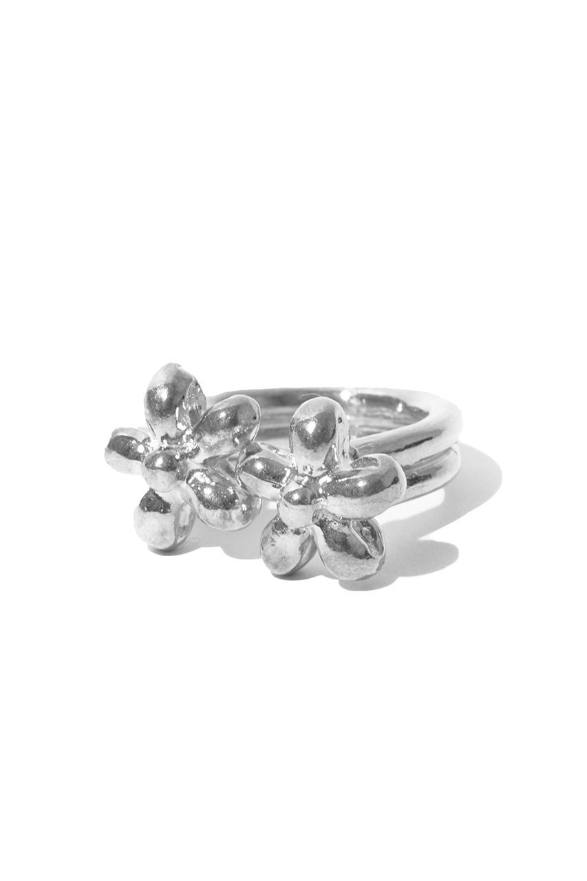 MAISON D'PULSE(メゾンドパルス)｜flower charm リング/シルバー の