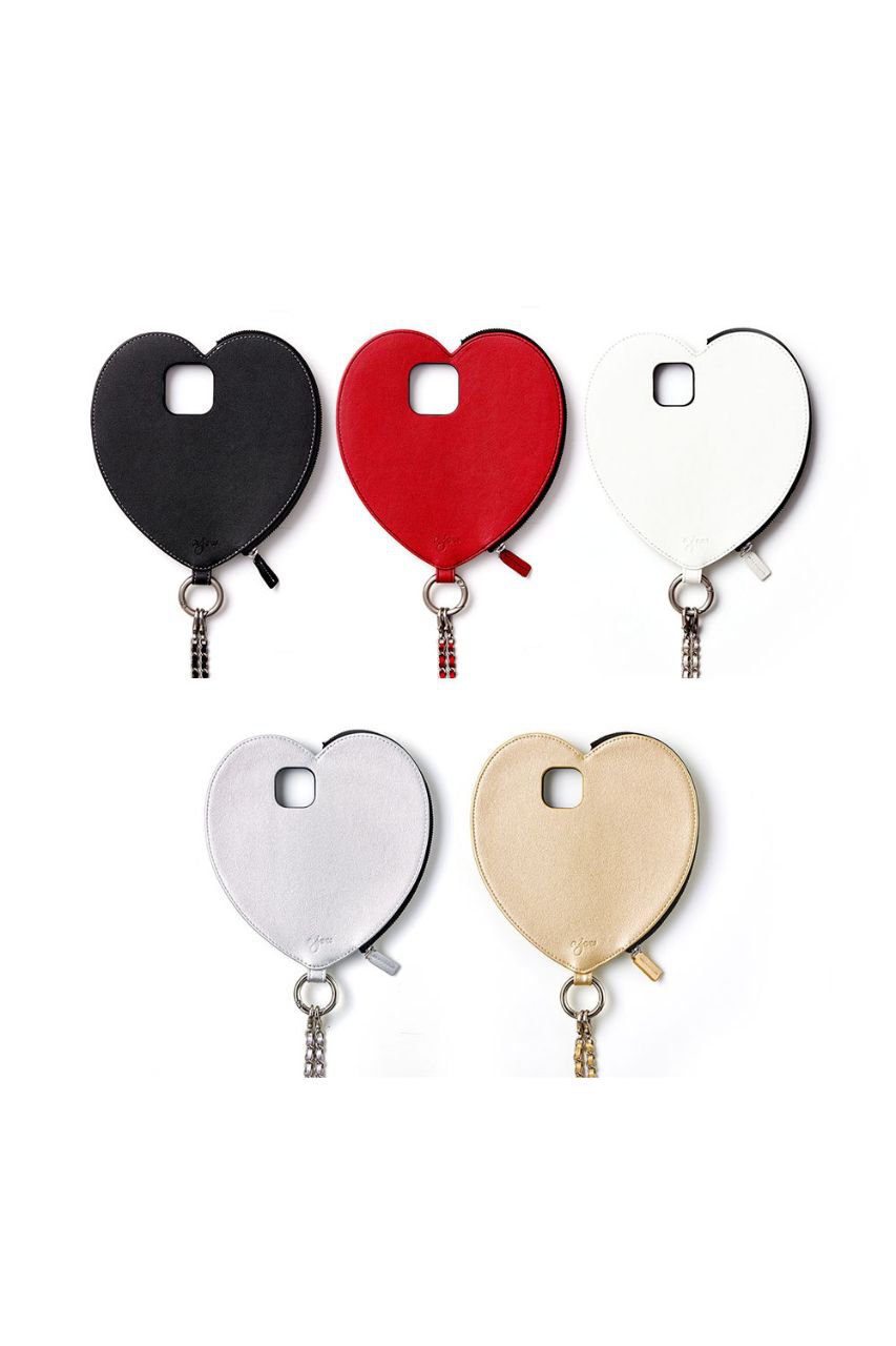 ajew(エジュー)｜iPhone16/16Pro ajew dress HEART case shoulder