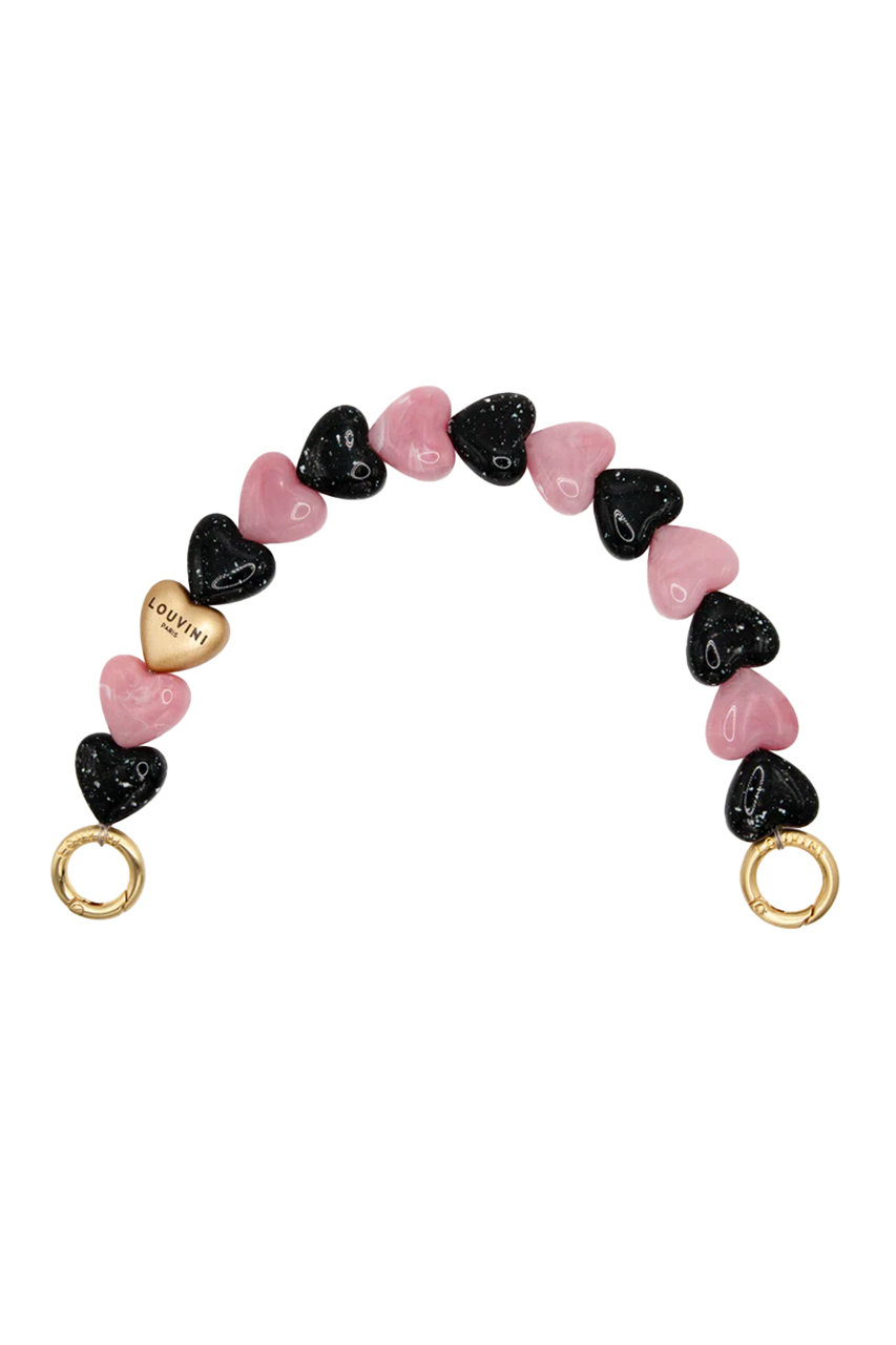 Louvini Paris(ルヴィニ パリ)｜ハンドストラップ PETIT CUORE/BLACK