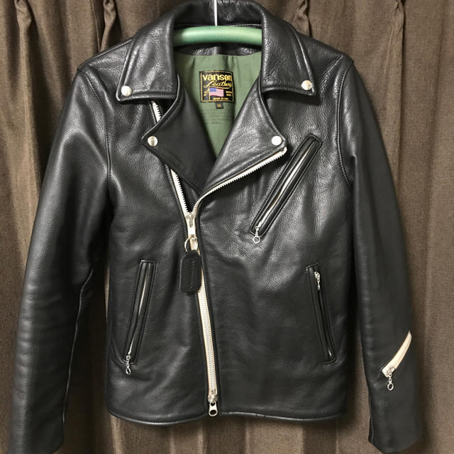 VANSON - VANSON×ナノユニバース ダブルライダースジャケットの通販 by