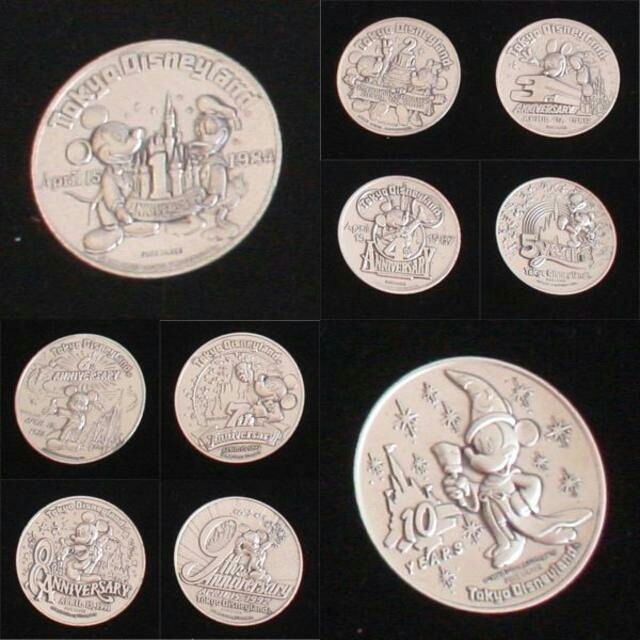 Disney - 東京ディズニーランド 開園10周年 純銀製 記念メダルの通販
