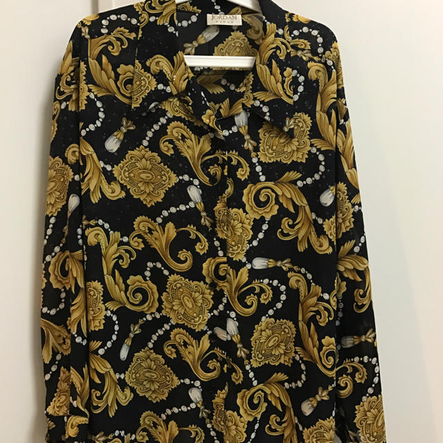 VERSACE - ベルサーチ風 古着柄シャツの通販 by りが's shop