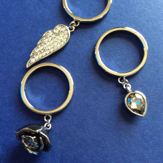 SWAROVSKI - スワロフスキー リング3点セット サイズ55の通販 by