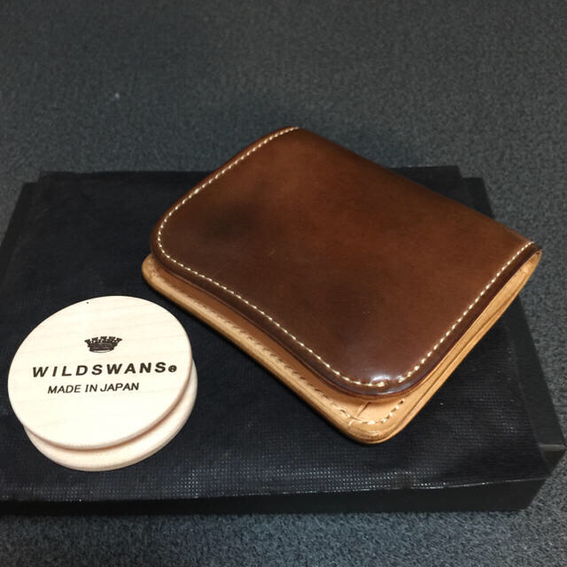 ワイルドスワンズ 限定パーム シェルコードバン ✖️サドルの通販 by