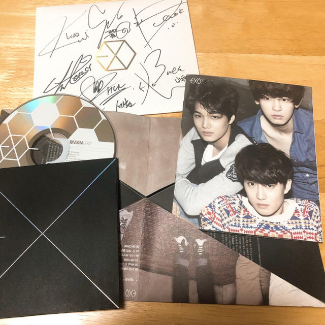 EXO - EXO-K 全員分直筆サイン入りCDの通販 by happy life｜エクソなら