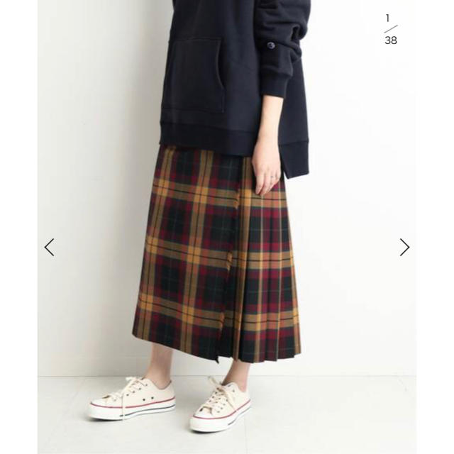 SLOBE IENA - 【GLEN FYNE/グレン ファイン】SLOBE別注 プリーツ