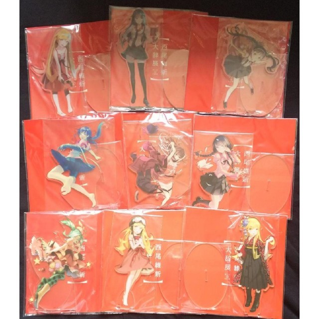 コレクター向】西尾維新大辞展 アクリルスタンド 物語 戯言