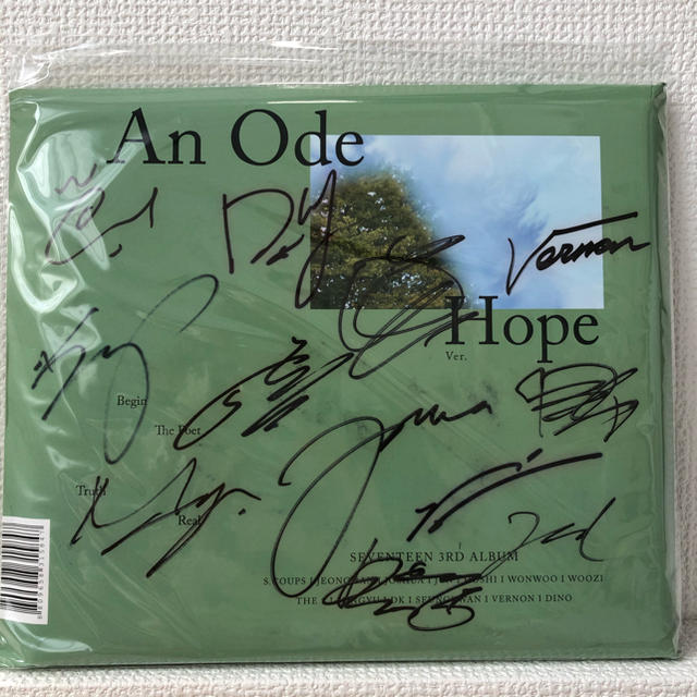 SEVENTEEN - セブチ サイン An Ode CD の通販 by 00's shop