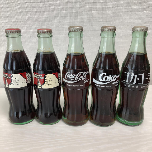 コカ・コーラ - コカコーラ瓶クリスマスバージョンも(中身入り)の通販