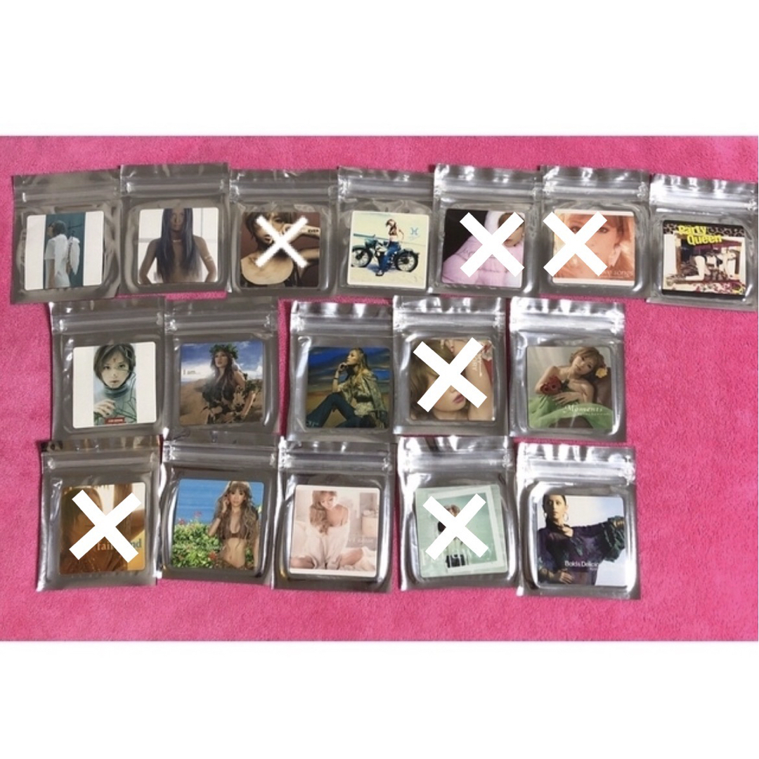 激レア 浜崎あゆみ 15周年記念 ジャケ写 マグネット 21種 おまけ付きの