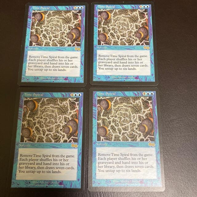 MTG 時のらせん 4枚セット Time Spiral マジックザギャザリング MTG 時