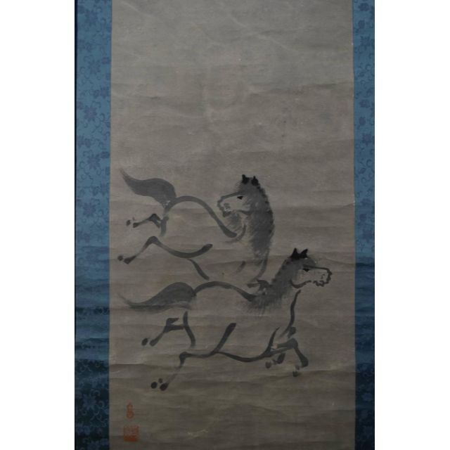 雲谷等顔/馬之図/掛軸☆宝船☆AA-51の通販 by 掛軸✩宝船✩'s shop