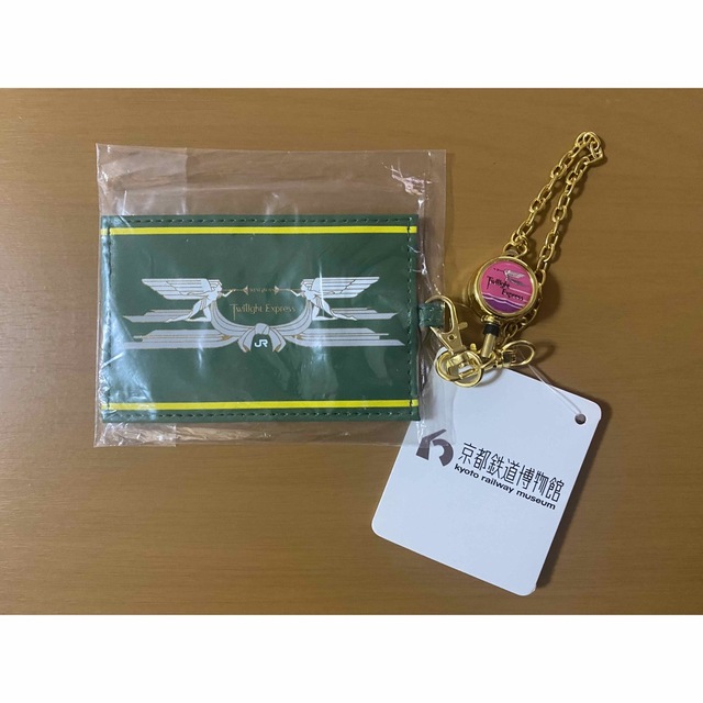 JR - 京都鉄道博物館 トワイライトエクスプレス リール付パスケースの