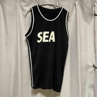 WIND AND SEA - wind and sea ロゴ メッシュ ノースリーブ タンク