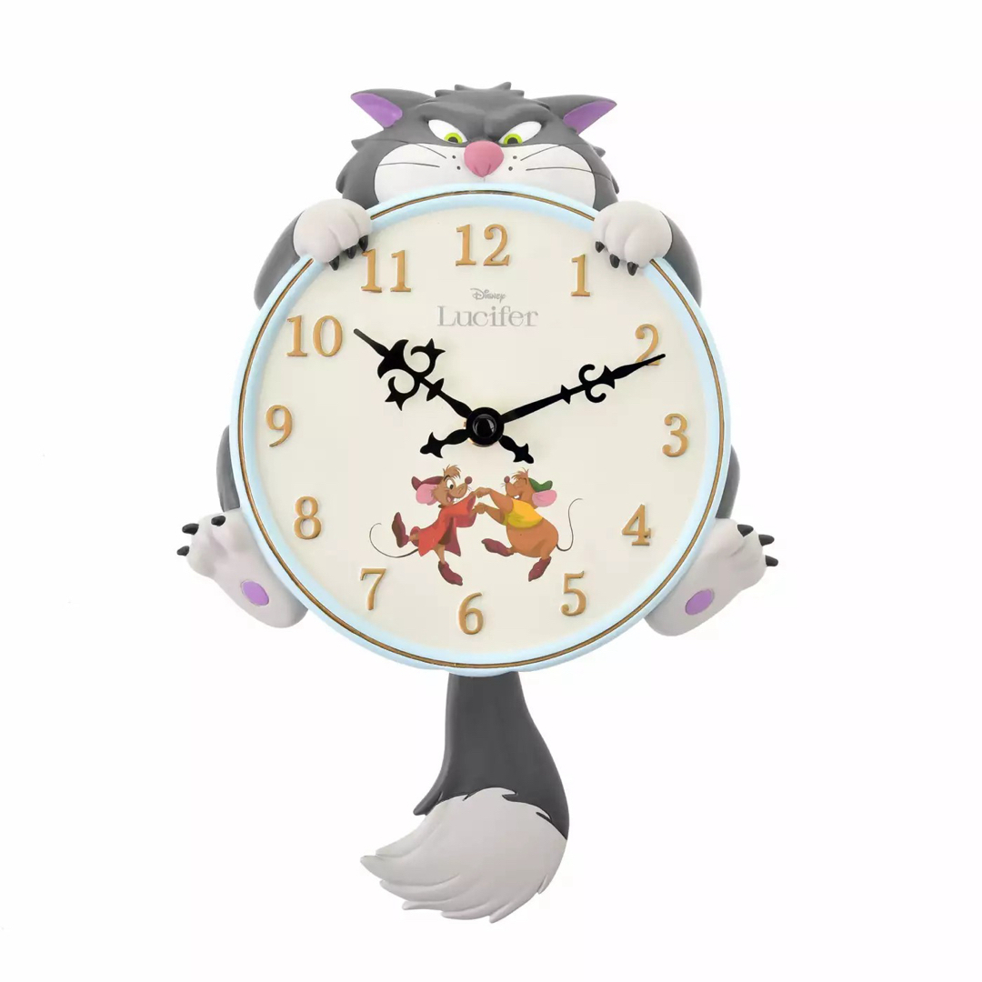 Disney - ディズニーストア ルシファー 時計 猫の日 フィギュアの通販