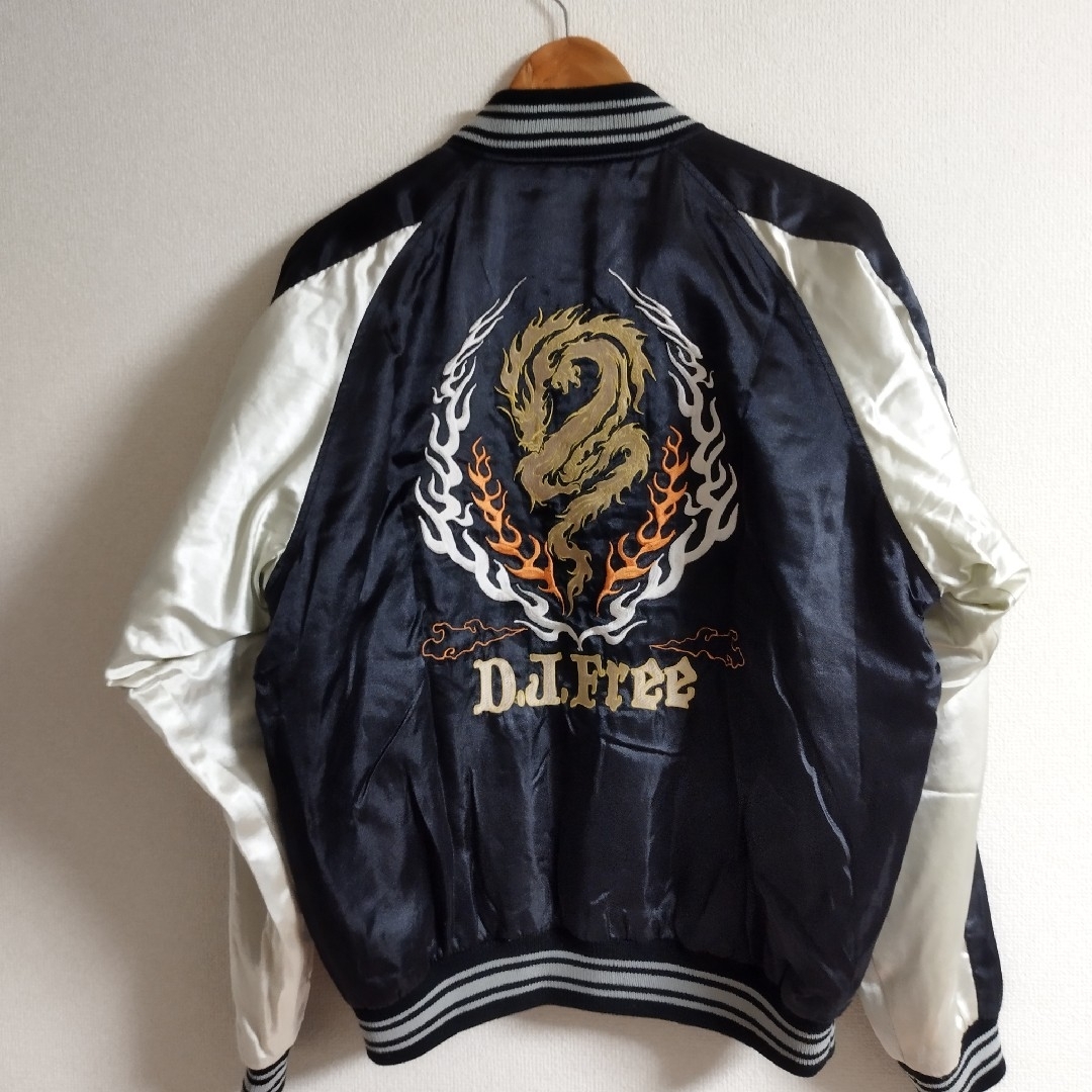 D.J.Free 平成初期ヤンキー系グランジ キルティング 刺繍 ドラゴンの