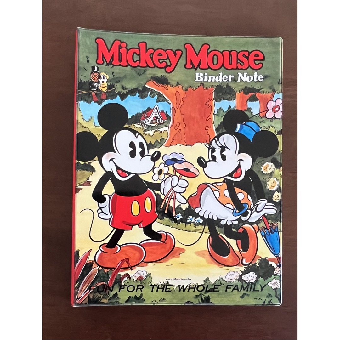 Disney - ミッキー 26穴ルーズリーフバインダー／昭和レトロの通販 by