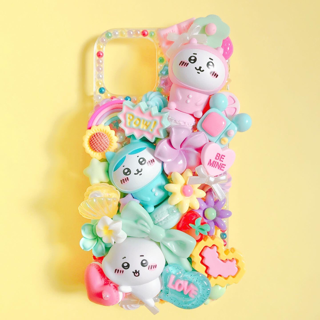 デコ電 デコスマホ ちいかわ ももんが ホイップデコの通販 by 🎀プロフ