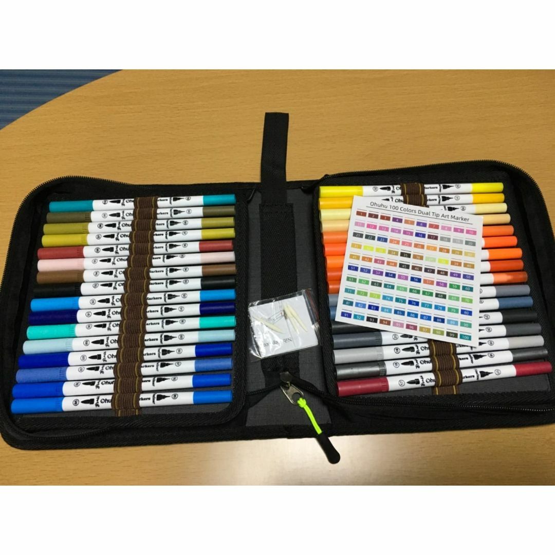 筆タイプ水性100色マーカーペン カラーペンセットの通販 by ccc@'s