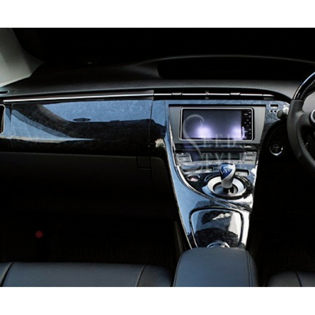 トヨタ - プリウス30系35系 インテリアパネル19P 黒木目 新品 内装