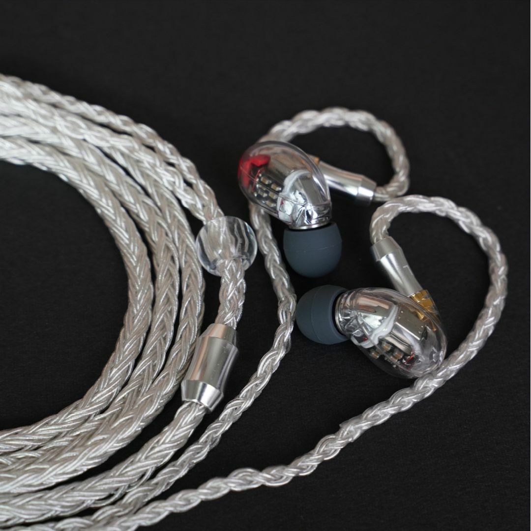 超希少!16芯 最高銀メッキOCC リケーブル 2pin/3.5mm標準プラグ 超希少