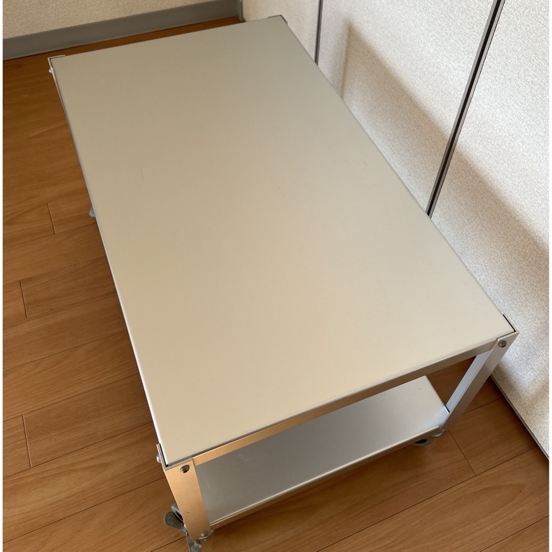 希少✨ 無印良品 MUJI アルミ ローテーブル 廃盤 無印良品 MUJI アルミ