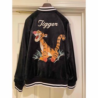 Disney - タグ付き ディズニーリゾート ティガー スカジャン ベロア M