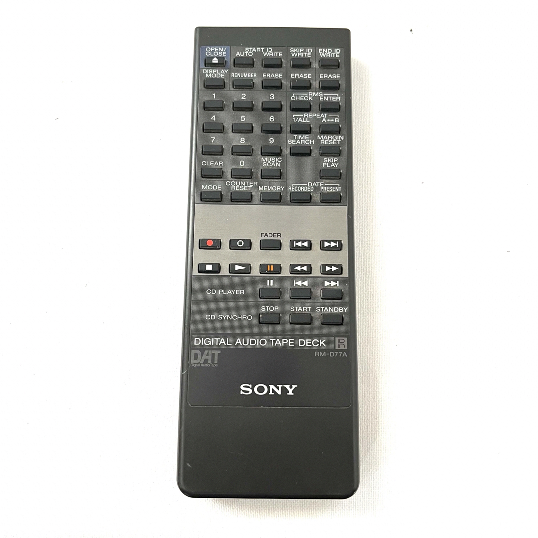 SONY - SONY ソニー 純正リモコン RM-D77A DATデッキDTC-77ES用の通販