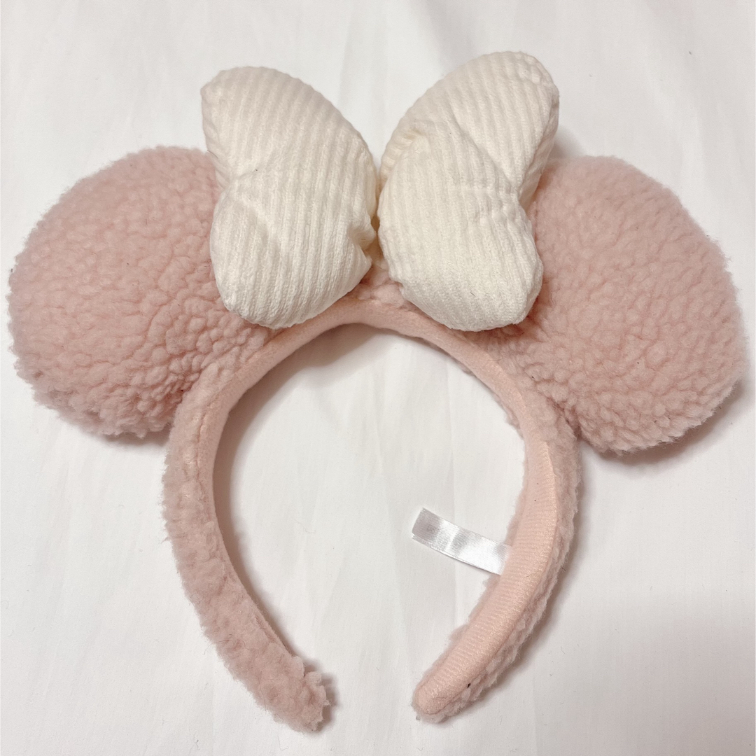 Disney - ディズニー カチューシャ もこもこ ピンク ボアの通販 by あ