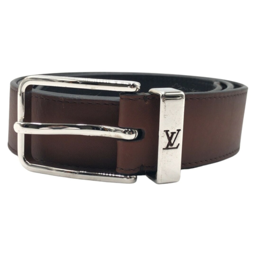 純正】ルイ ヴィトン レザーベルト ブラウン レザー 15mm用 腕時計用