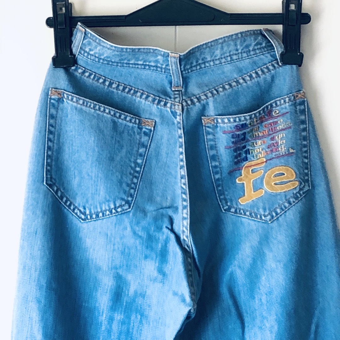 Santafe - santa fe サンタフェ 刺繍デニムパンツ ソフトジーンズの