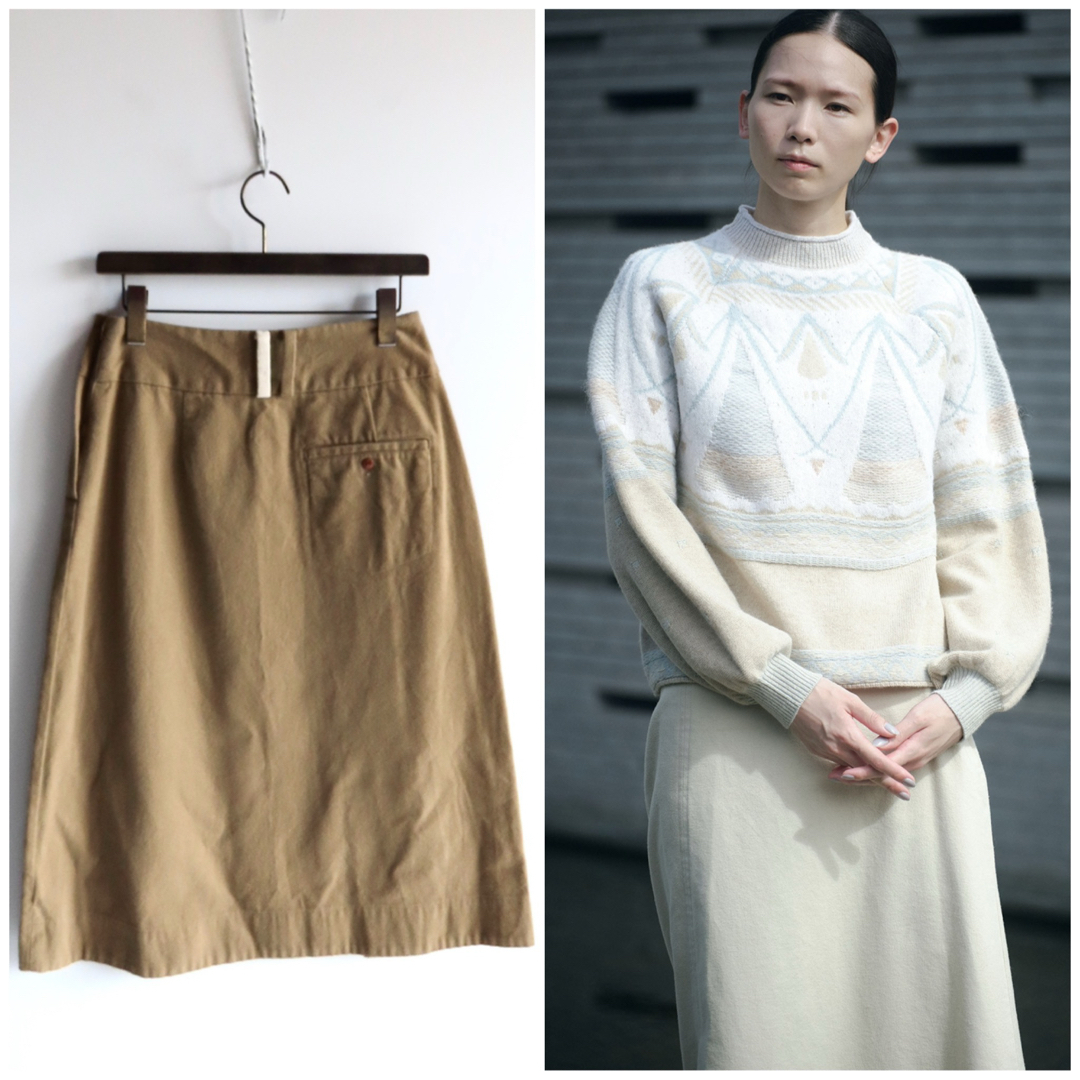 23年 よそおい掲載 パラスパレス セミタイトスカート 2 微起毛コットン