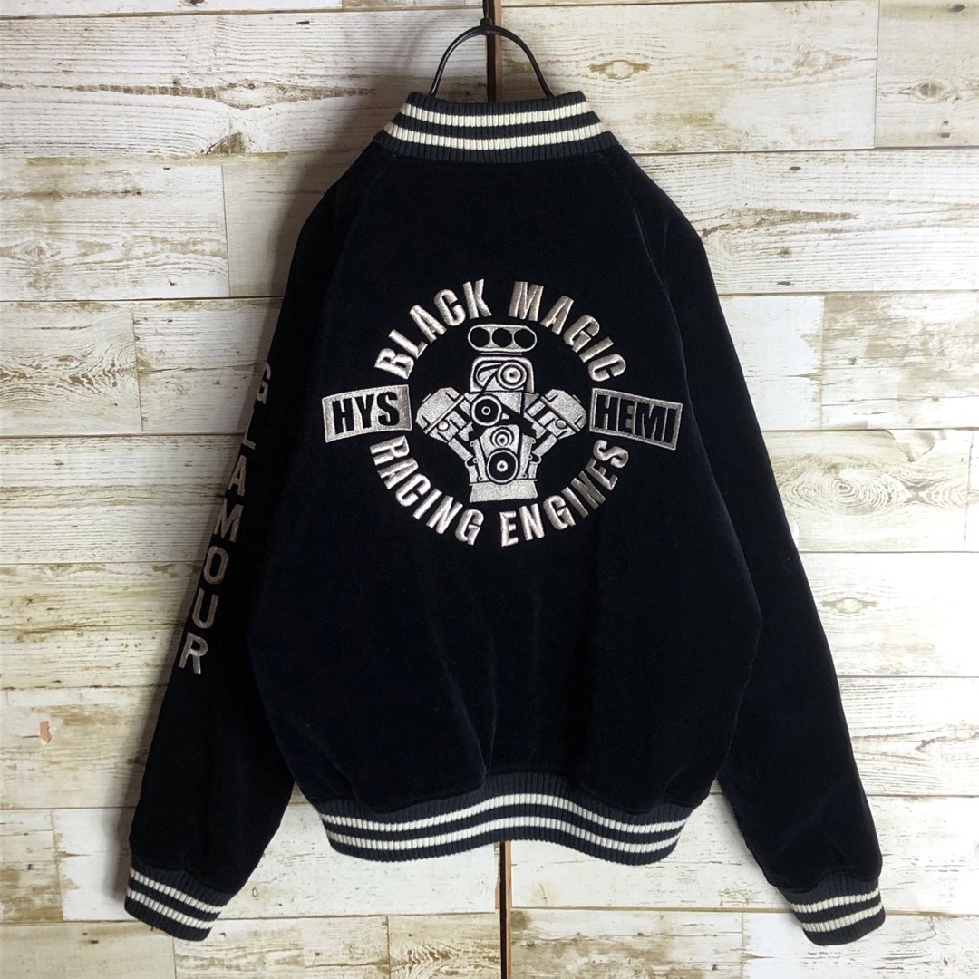 HYSTERIC GLAMOUR リバーシブル ベロア スカジャン ビンテージ