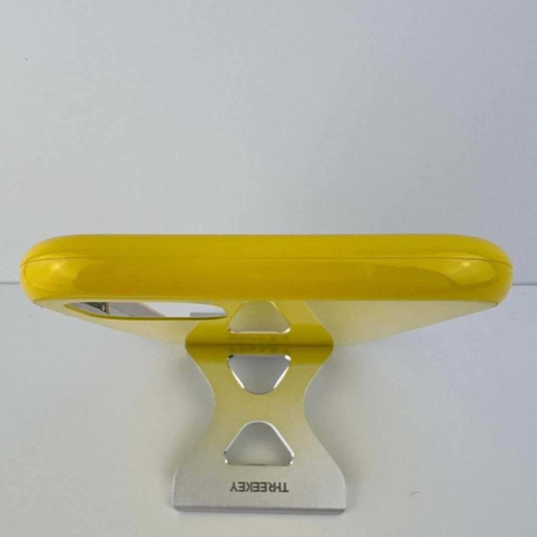 新品 iPhone 11 保護 強化 ガラスハイブリッド ケース 黄色 イエローの