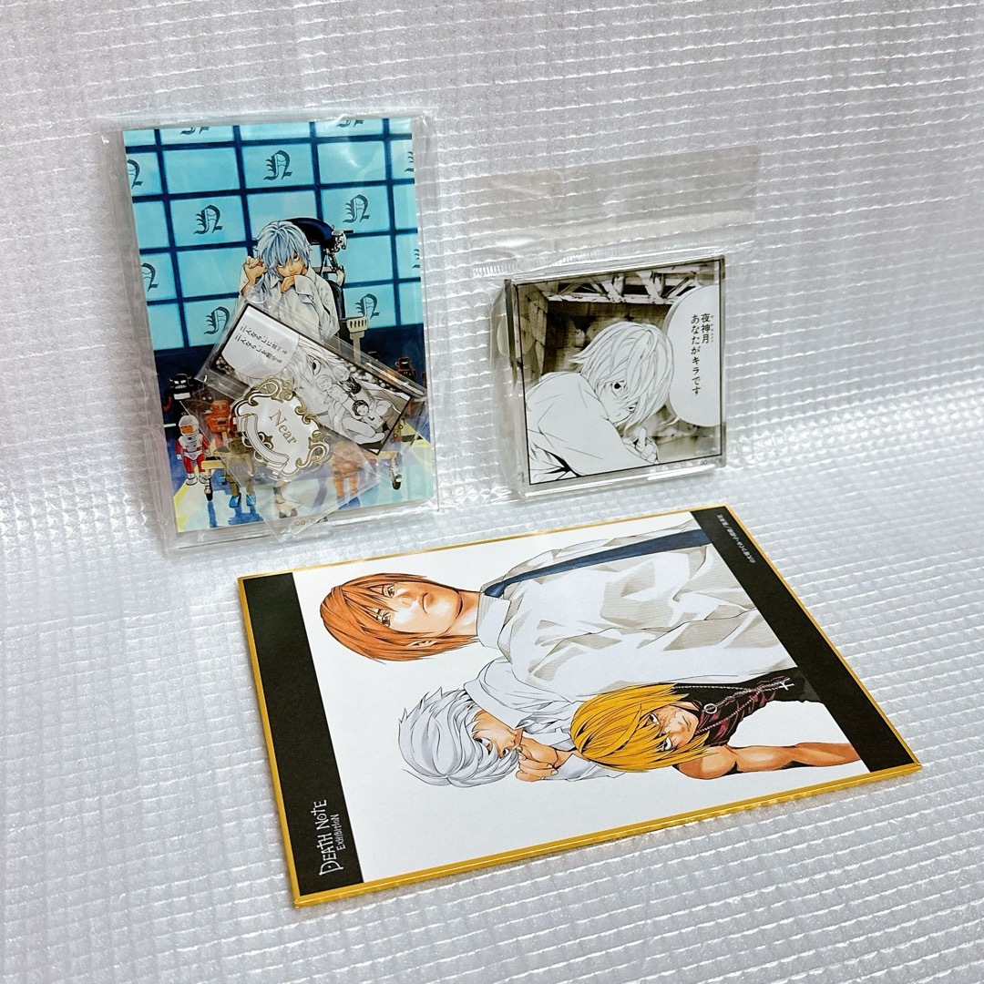 デスノート デスノート展 ニア アクスタ 色紙 コマプレートスタンド