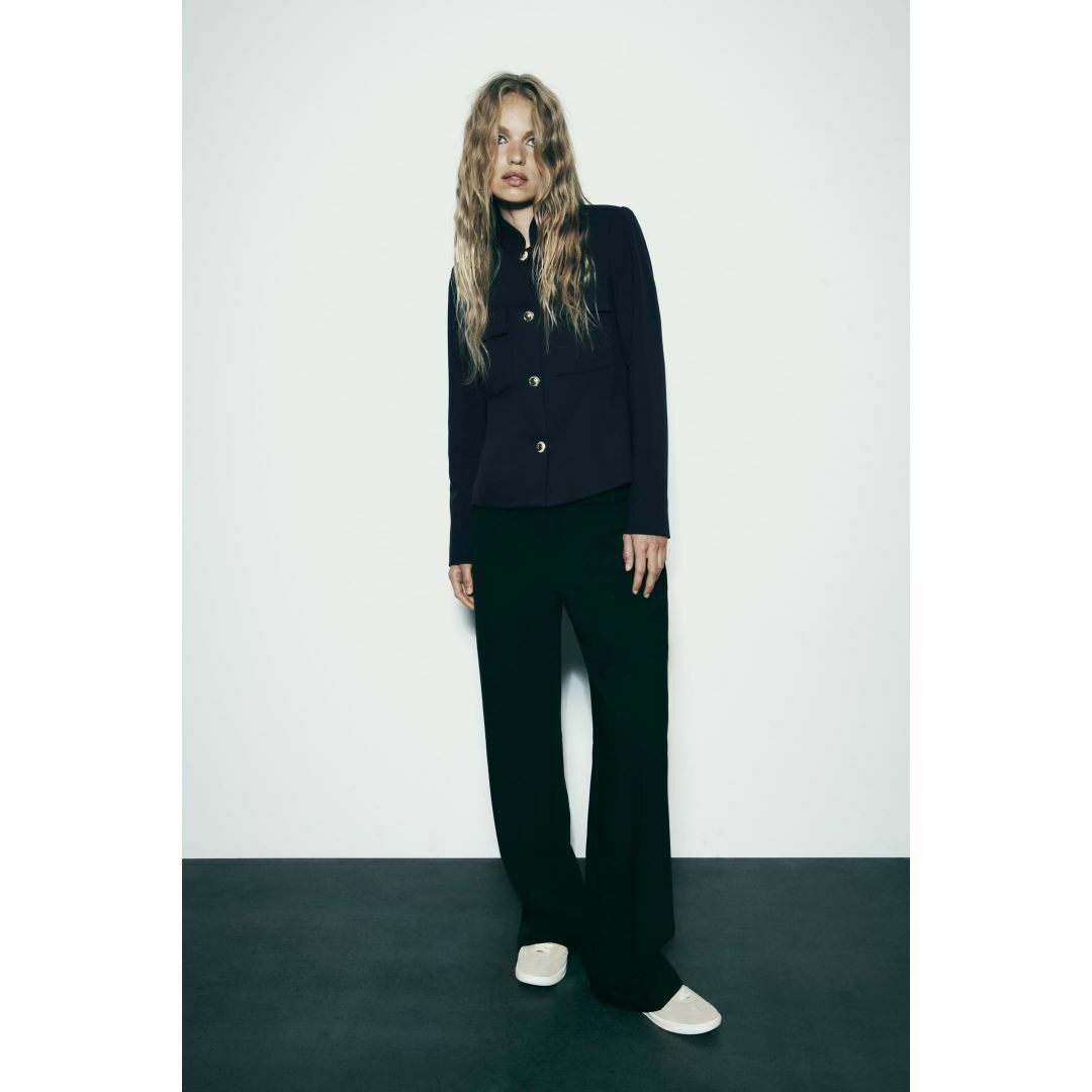 ZARA - 新品ZARAスタンドカラーナポレオンジャケットⅯ 軍服の通販 by