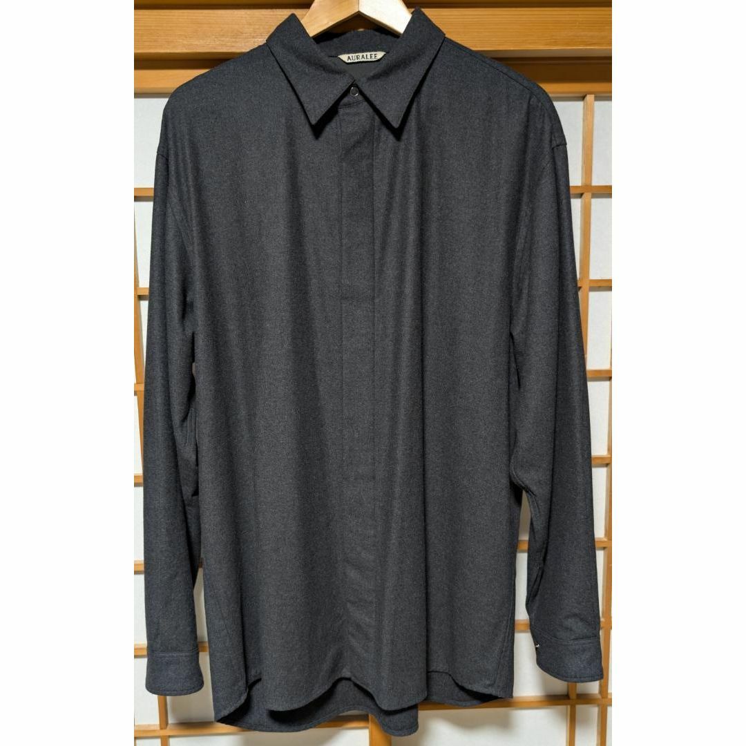 AURALEE - AURALEE WOOL FULLING FLANNEL SHIRTS 4の通販 by pi's shop